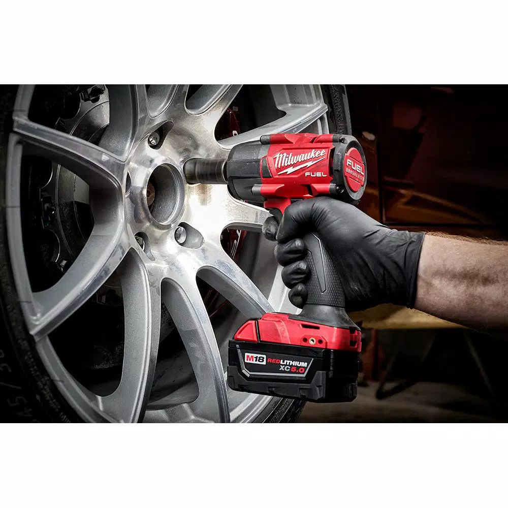 Flash Sale 🔥 Impact 🔧 Wrenches Milwaukee M18 FUEL Gen-2 18-Volt Lithium-Ion Brushless Cordless Mid Torque 1/2 In. Impact 🔧 Wrench W/Friction Ring (Tool-Only) 🎉 - Image 8