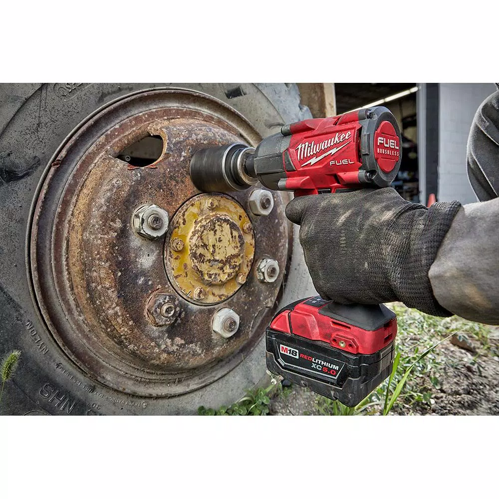 Flash Sale 🔥 Impact 🔧 Wrenches Milwaukee M18 FUEL Gen-2 18-Volt Lithium-Ion Brushless Cordless Mid Torque 1/2 In. Impact 🔧 Wrench W/Friction Ring (Tool-Only) 🎉 - Image 9