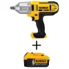 Top 10 🔥 Impact 🔧 Wrenches DEWALT 20-Volt MAX Cordless 1/2 In. High Torque Impact 🔧 Wrench With Detent Pin & (1) 20-Volt 5.0Ah Battery ⭐