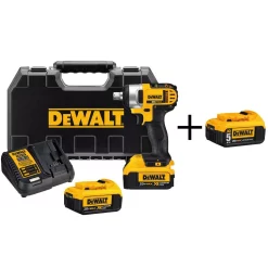 Best deal ⌛ Impact 🔧 Wrenches DEWALT 20-Volt MAX Cordless 1/2 In. Impact 🔧 Wrench Kit With Detent Pin, (2) 20-Volt 4.0Ah Batteries & (1) 20-Volt 5.0Ah Battery 👍