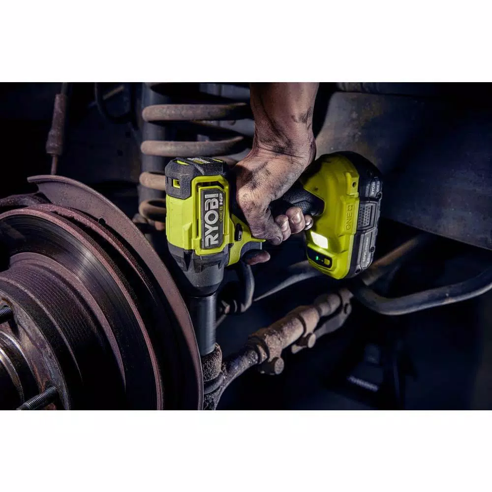 Discount 🔥 Impact 🔧 Wrenches RYOBI ONE+ HP 18V Brushless Cordless Compact 3/8 In. Impact 🔧 Wrench And Compact Cut-Off Tool (Tools Only) 🔔 - Image 7