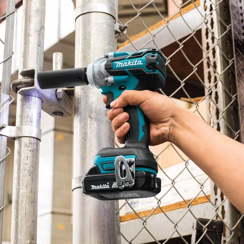New 🎁 Impact 🔧 Wrenches Makita 18-Volt LXT Compact Brushless 1/2 In. 3-Speed Impact 🔧 Wrench Kit With Bonus 18-Volt LXT Cordless L.E.D. Flashlight ❤️ - Image 2