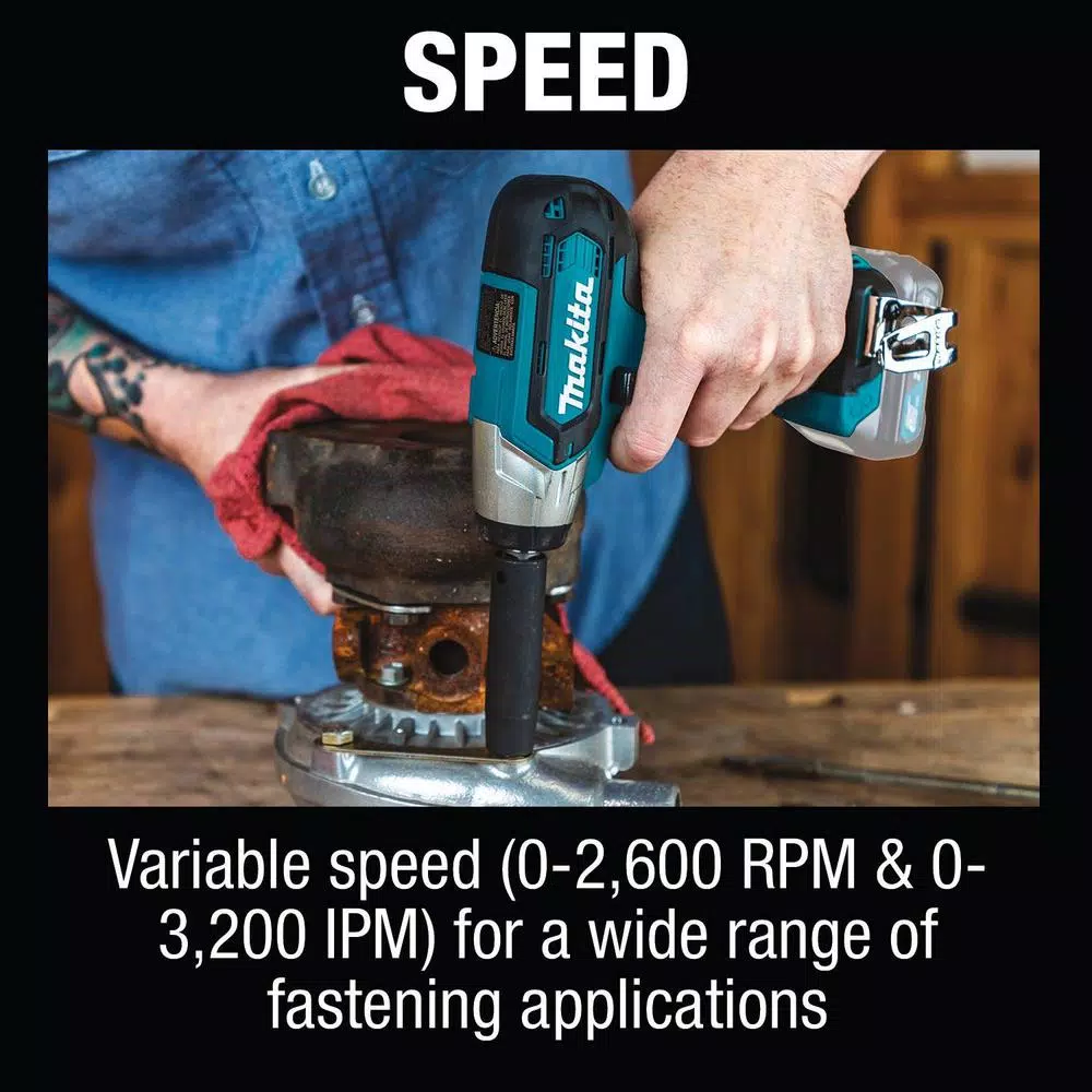 Best Sale π Impact π§ Wrenches Makita 12-Volt Max CXT Lithium-Ion Cordless 1/2 In. Sq. Drive Impact π§ Wrench, Tool Only π - Image 4