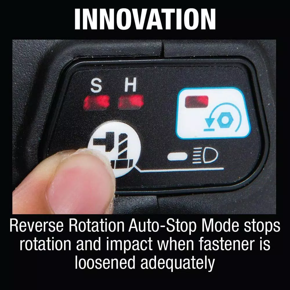 Budget โ๏ธ Impact ๐ง Wrenches Makita 18-Volt LXT Lithium-Ion Sub-Compact Brushless Cordless 1/2 In. Square Drive Impact ๐ง Wrench (Tool-Only) ๐งจ - Image 5