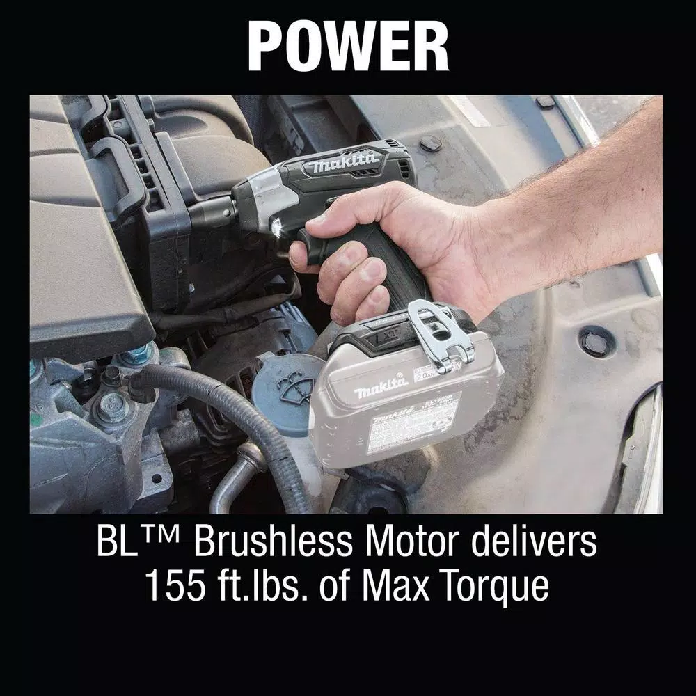 Budget โ๏ธ Impact ๐ง Wrenches Makita 18-Volt LXT Lithium-Ion Sub-Compact Brushless Cordless 1/2 In. Square Drive Impact ๐ง Wrench (Tool-Only) ๐งจ - Image 8