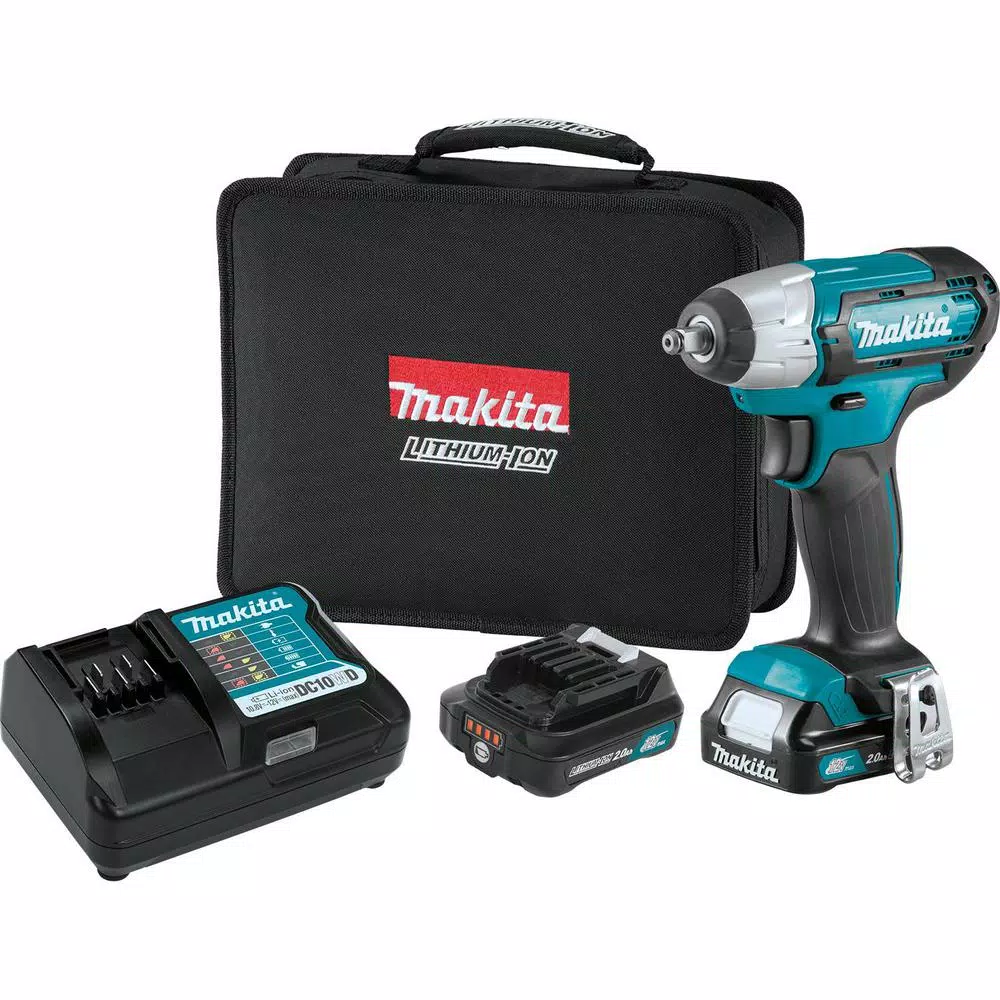 Budget ✨ Impact 🔧 Wrenches Makita 12-Volt MAX CXT Lithium-Ion Cordless 3/8 In. Square Drive Impact 🔧 Wrench Kit 🥰