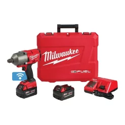 Top 10 🌟 Impact 🔧 Wrenches Milwaukee M18 FUEL ONE-KEY 18-Volt Lithium-Ion Brushless Cordless 3/4 In. Impact 🔧 Wrench W/Friction Ring Kit W/(2) 5.0Ah Batteries 🔔