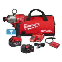 Deals ❤️ Impact 🔧 Wrenches Milwaukee M18 FUEL ONE-KEY 18-Volt Lithium-Ion Brushless Cordless 7/16 In. Hex Impact 🔧 Wrench Kit With 2 5.0 Ah Batteries Tool Bag 🎉
