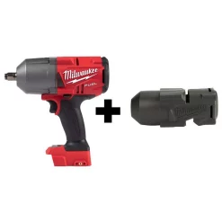 Best Pirce 💯 Impact 🔧 Wrenches Milwaukee M18 FUEL 18-Volt Lithium-Ion Brushless Cordless 1/2 In. Impact 🔧 Wrench With Friction Ring With Protective Boot ✔️