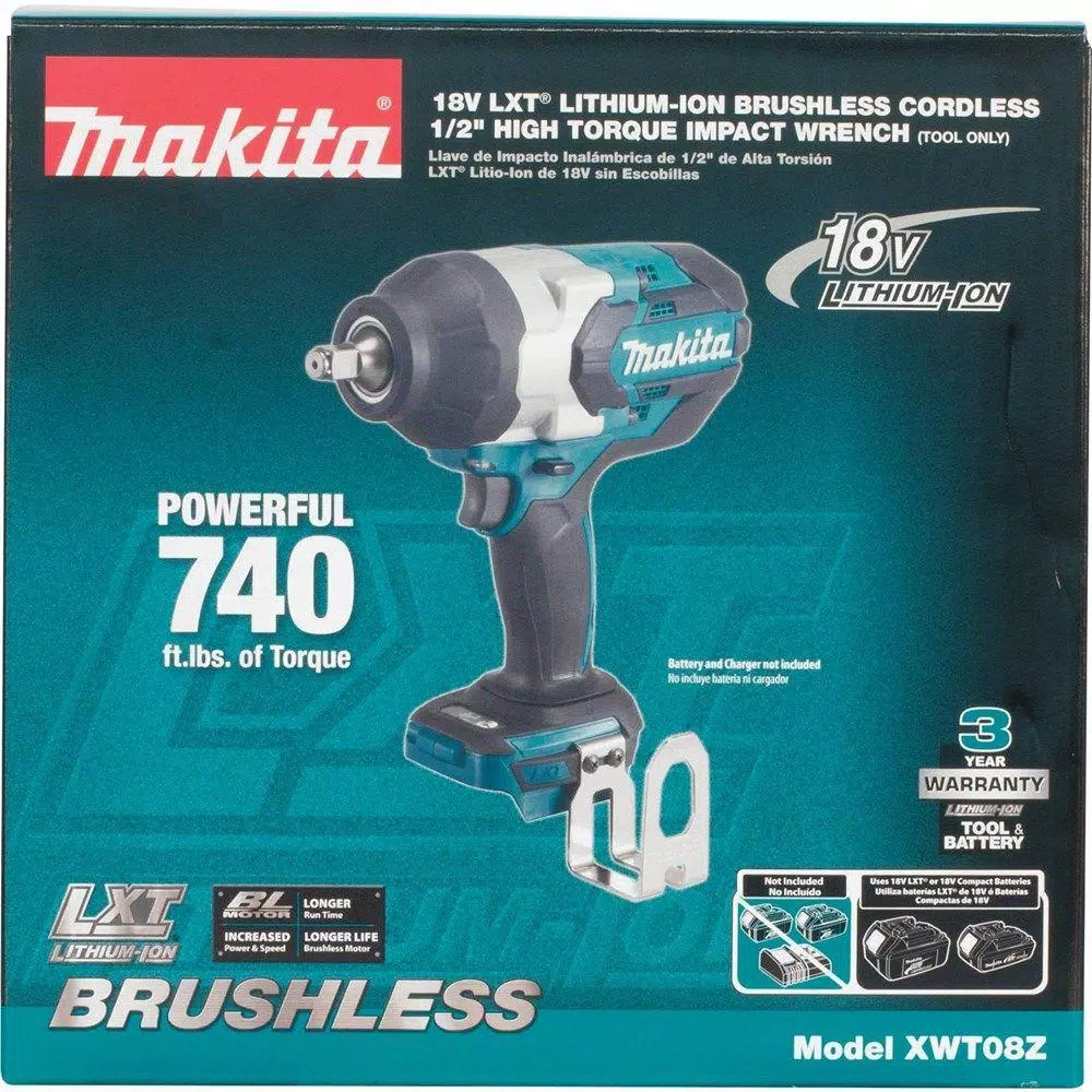 Best Sale ✔️ Impact 🔧 Wrenches Makita 18-Volt LXT Lithium-Ion Brushless Cordless High Torque 1/2 In. 3-Speed Drive Impact 🔧 Wrench (Tool-Only) ⌛ - Image 10