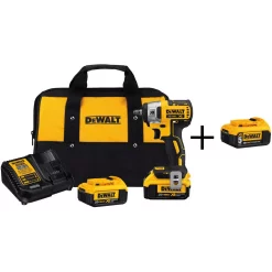 Top 10 ✨ Impact 🔧 Wrenches DEWALT 20-Volt MAX XR Cordless Brushless 3/8 In. Compact Impact 🔧 Wrench, (2) 20-Volt 4.0Ah Batteries & (1) 20-Volt 5.0Ah Battery 🌟