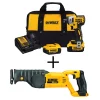 Coupon ⭐ Impact 🔧 Wrenches DEWALT 20-Volt MAX XR Cordless Brushless 3/8 In. Compact Impact 🔧 Wrench, (2) 20-Volt 4.0Ah Batteries & Reciprocating Saw 🌟