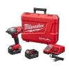 Discount 😀 Impact 🔧 Wrenches Milwaukee M18 FUEL 18-Volt Lithium-Ion Brushless Cordless Mid Torque 1/2 In. Impact 🔧 Wrench W/ Pin Detent Kit W/(2) 5.0Ah Batteries 😍