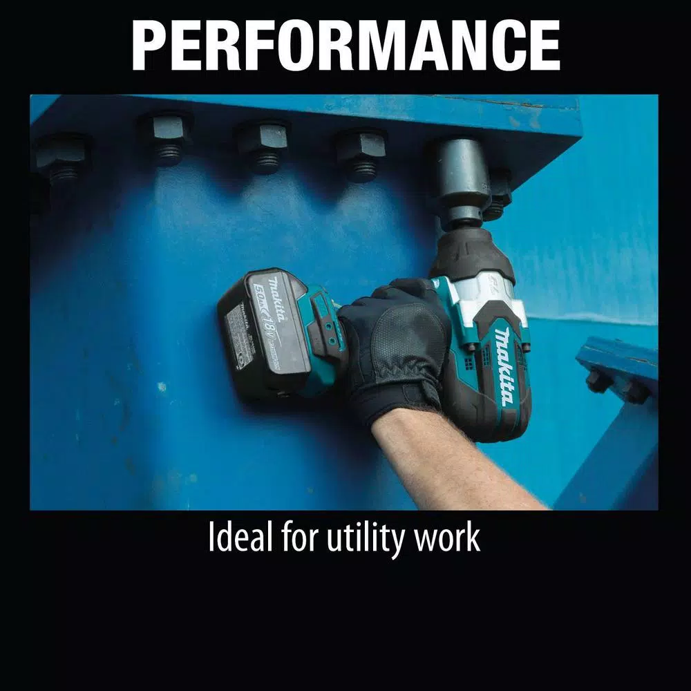 Top 10 โ Impact ๐ง Wrenches Makita 18V LXT Brushless High Torque 1/2 In. Sq. Drive Impact ๐ง Wrench Kit With Bonus 14 Pc. 1/2 In. Drive Deep Well Socket Set ๐ฅฐ - Image 9