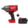 Promo 💯 Impact 🔧 Wrenches Milwaukee M18 FUEL ONE-KEY 18-Volt Lithium-Ion Brushless Cordless 3/4 In. Impact 🔧 Wrench W/ Friction Ring & M18 5.0 Ah Battery 😍