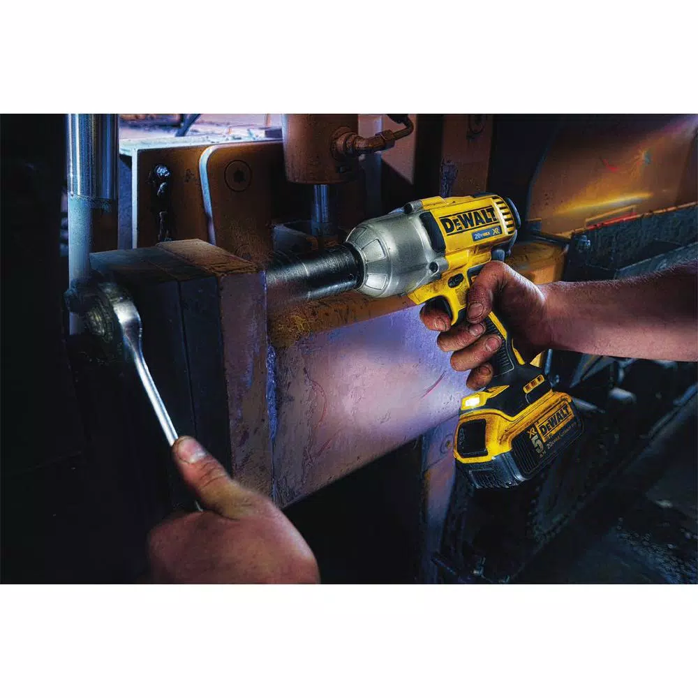 Top 10 🎁 Impact 🔧 Wrenches DEWALT 20-Volt MAX XR Cordless Brushless 1/2 In. High Torque Impact 🔧 Wrench With Detent Pin Anvil, (1) 20-Volt 4.0Ah Battery 🌟 - Image 13