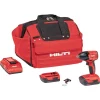 Top 10 ⭐ Impact 🔧 Wrenches Hilti SIW 22-Volt Lithium-Ion 3/8 In. Cordless Brushless Compact Impact 🔧 Wrench Kit With 2.6 Li-Ion Batteries, Charger And Bag ✨