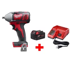 Cheapest 🎁 Impact 🔧 Wrenches Milwaukee M18 18-Volt Lithium-Ion Cordless 3/8 In. Impact 🔧 Wrench W/ Friction Ring W/ M18 Starter Kit (1) 5.0Ah Battery & Charger 🤩