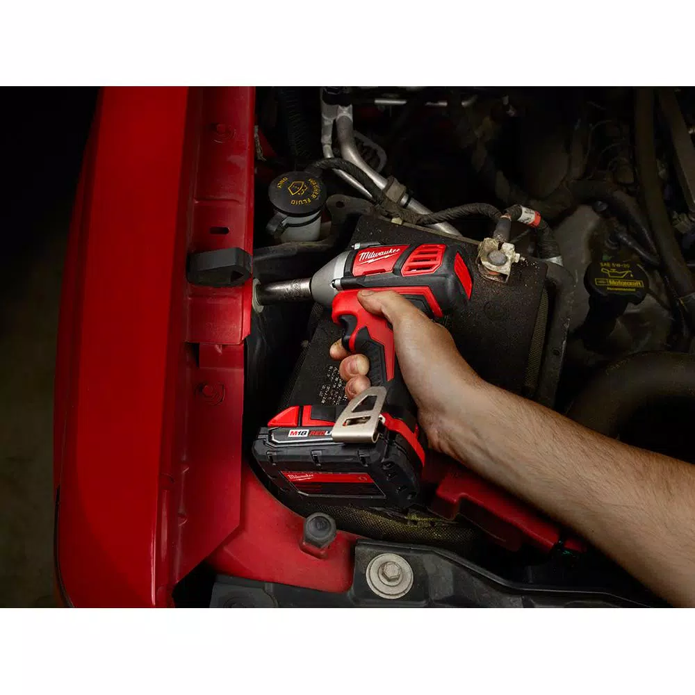 Cheapest ๐ Impact ๐ง Wrenches Milwaukee M18 18-Volt Lithium-Ion Cordless 3/8 In. Impact ๐ง Wrench W/ Friction Ring W/ M18 Starter Kit (1) 5.0Ah Battery & Charger ๐คฉ - Image 8