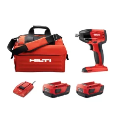 Discount ✨ Impact 🔧 Wrenches Hilti SIW 6-AT 22-Volt 1/2 In. Cordless Brushless Impact 🔧 Wrench Kit With 4.0 Lithium-Ion Battery Pack Charger And Bag ⌛