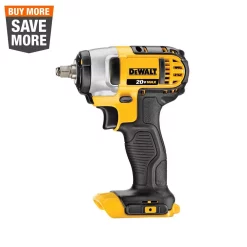 Cheap 😀 Impact 🔧 Wrenches DEWALT 20-Volt MAX Cordless 3/8 In. Impact 🔧 Wrench Kit With Hog Ring (Tool-Only) 🥰