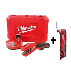 Deals 😍 Power Cutting Tools Milwaukee M12 12-Volt Lithium-Ion Cordless Copper Tubing Cutter Kit W/ Free M12 Multi-Tool 🛒