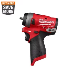 Buy 😍 Impact 🔧 Wrenches Milwaukee M12 FUEL 12-Volt Lithium-Ion Brushless Cordless Stubby 1/4 In. Impact 🔧 Wrench (Tool-Only) 💯