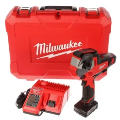 Promo 😀 Power Cutting Tools Milwaukee M12 12-Volt Lithium-Ion Cordless 600 MCM Cable Cutter Kit With One 3.0Ah Battery, Charger And Hard Case 🧨