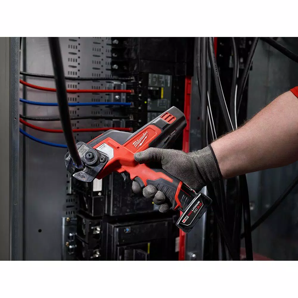 Promo ๐ Power Cutting Tools Milwaukee M12 12-Volt Lithium-Ion Cordless 600 MCM Cable Cutter Kit With One 3.0Ah Battery, Charger And Hard Case ๐งจ - Image 9