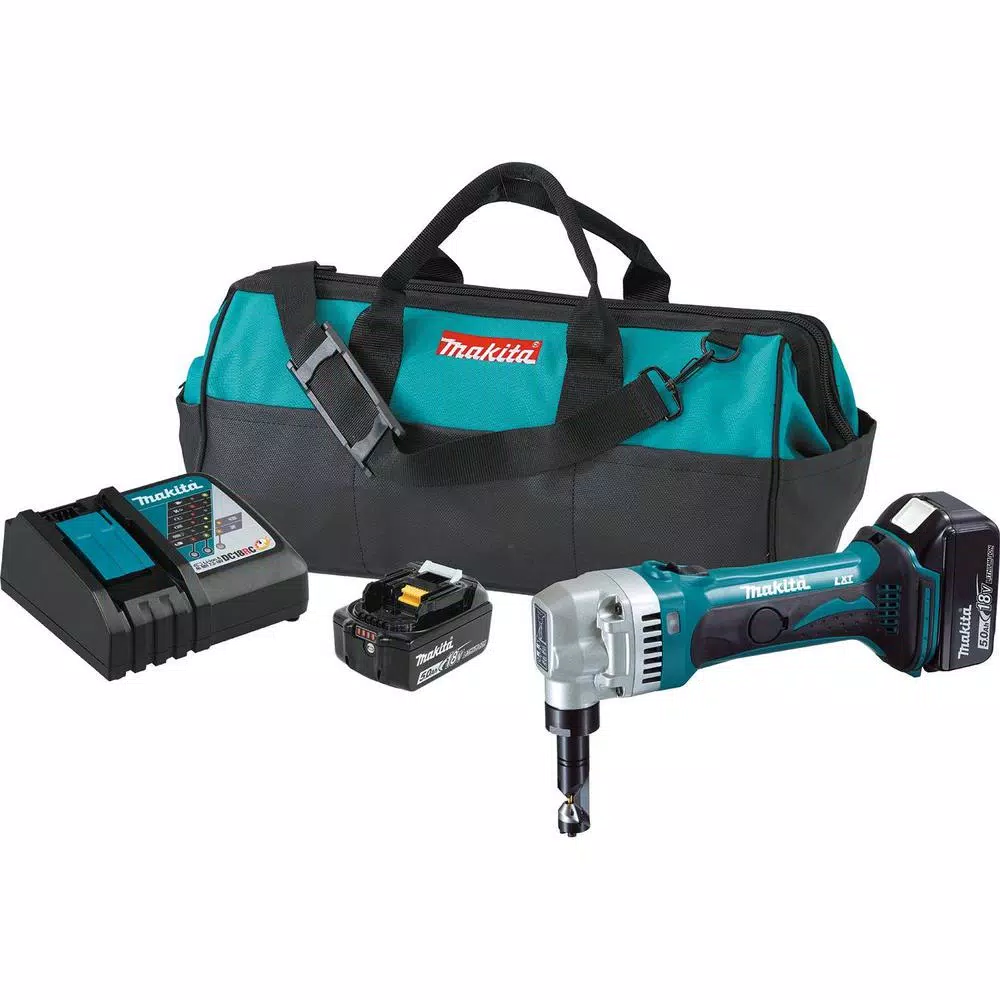Promo ๐ Power Cutting Tools Makita 18-Volt 5.0Ah LXT Lithium-Ion Cordless 16-Gauge Nibbler Kit ๐ฅฐ