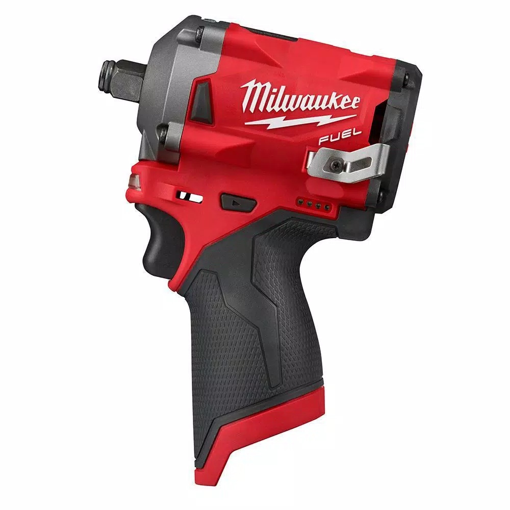 Budget ❤️ Milwaukee M12 FUEL 12-Volt Lithium-Ion Brushless Cordless Stubby 1/4 In. And 1/2 In. Impact 🔧 Wrenches With Two 3.0 Ah Batteries 🤩 - Image 4