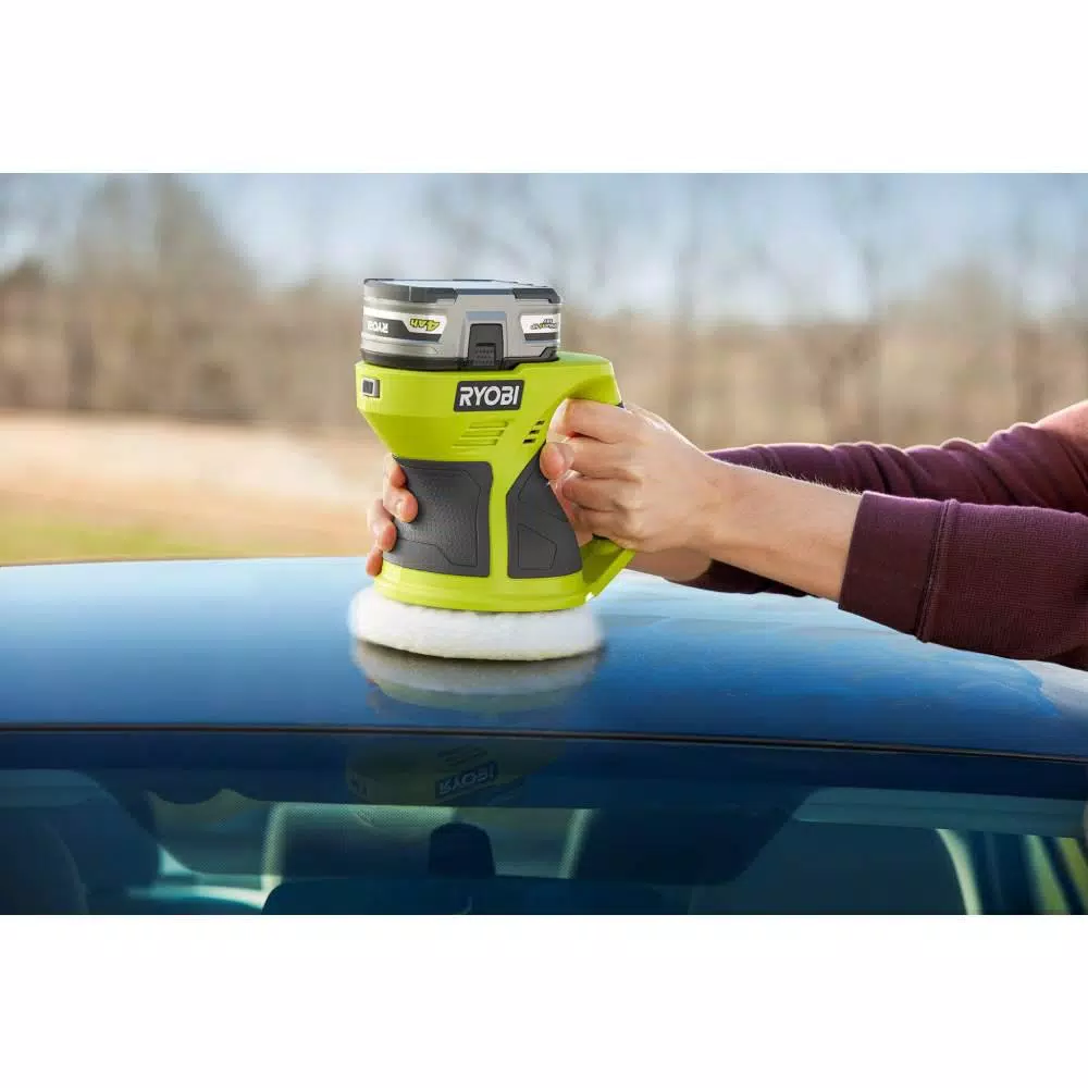 Budget 🔥 Polishers RYOBI 18-Volt ONE+ Cordless 6 In. Buffer With 2.0 Ah Battery And Charger Kit 😍 - Image 10