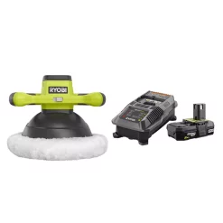 Promo 😍 Polishers RYOBI 18-Volt ONE+ Cordless 10 In. Orbital Buffer With 2.0 Ah Battery And Charger Kit 🥰