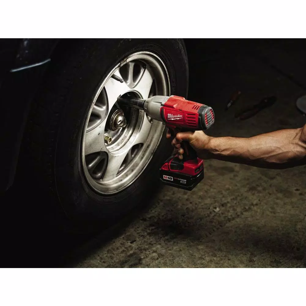 Promo 💯 Impact 🔧 Wrenches Milwaukee M18 18-Volt Lithium-Ion Cordless 1/2 In. Impact 🔧 Wrench W/ Friction Ring W/ (1) 5.0Ah Battery And Charger 🔥 - Image 12