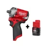 Best reviews of 🎉 Impact 🔧 Wrenches Milwaukee M12 FUEL 12-Volt Lithium-Ion Brushless Cordless Stubby 1/2 In. Impact 🔧 Wrench With M12 2.0Ah Battery ❤️