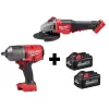 Best reviews of 😉 Impact 🔧 Wrenches Milwaukee M18 FUEL 18-Volt 1/2 In. Lithium-Ion Brushless Cordless Impact 🔧 Wrench & Braking Grinder With (2) 6.0Ah Batteries 🎁