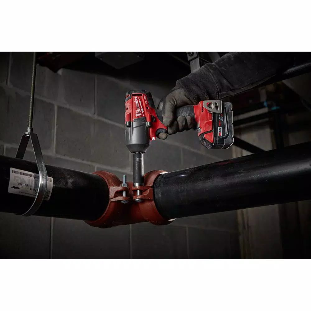 Buy ๐ฅฐ Impact ๐ง Wrenches Milwaukee M18 FUEL 18-Volt Lithium-Ion Brushless Cordless Mid Torque 1/2 In. Impact ๐ง Wrench W/ Pin Detent (Tool-Only) โค๏ธ - Image 4