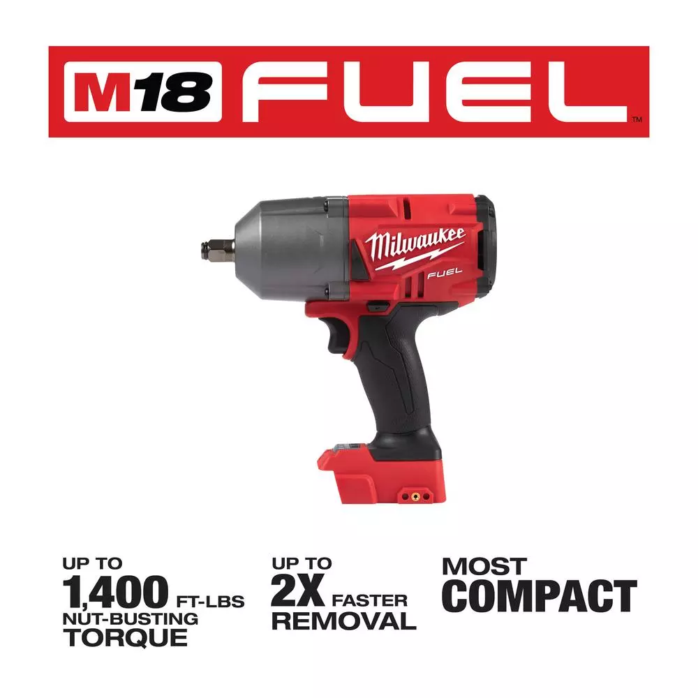 Wholesale ❤️ Impact 🔧 Wrenches Milwaukee M18 FUEL 18-Volt Lithium-Ion Brushless Cordless 1/2 In. Impact 🔧 Wrench With Friction Ring (2-Tool) 🎁 - Image 2
