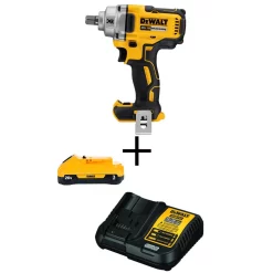 Hot Sale 🎁 Impact 🔧 Wrenches DEWALT 20-Volt MAX XR Cordless Brushless 1/2 In. Mid-Range Impact 🔧 Wrench With Detent Pin Anvil, (1) 20-Volt 3.0Ah Battery 😉