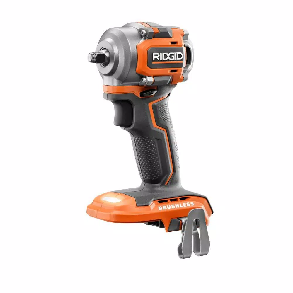 Budget ❤️ Impact 🔧 Wrenches RIDGID 18-Volt SubCompact Lithium-Ion Brushless Cordless 3/8 In. Impact 🔧 Wrench And 3 In. Multi-Material Saw (Tools Only) ⭐ - Image 4
