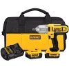 Brand new 🔥 Impact 🔧 Wrenches DEWALT 20-Volt MAX Cordless 1/2 In. High Torque Impact 🔧 Wrench With Detent Pin & (2) 20-Volt 4.0Ah Batteries 🤩