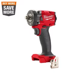 Cheap 🥰 Impact 🔧 Wrenches Milwaukee M18 FUEL GEN-3 18-Volt Lithium-Ion Brushless Cordless 1/2 In. Compact Impact 🔧 Wrench With Friction Ring (Tool-Only) 🧨