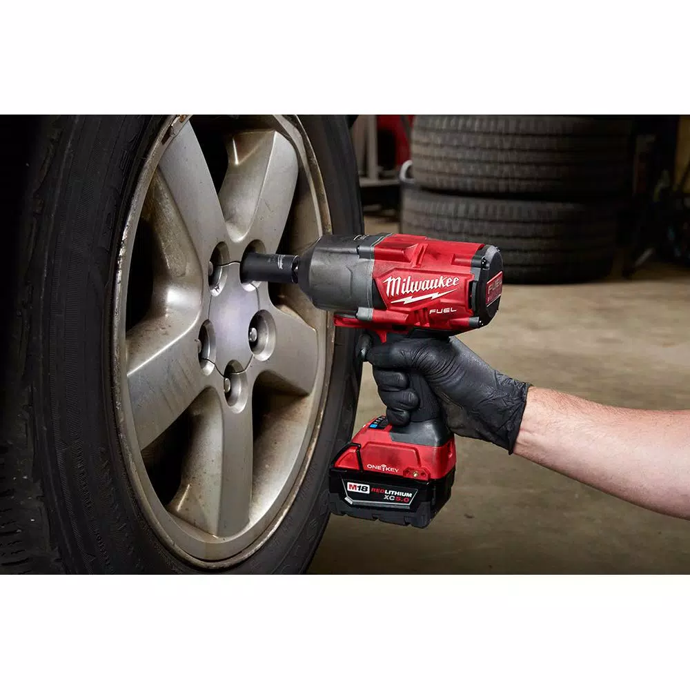 Promo 👍 Impact 🔧 Wrenches Milwaukee M18 FUEL ONE-KEY 18-Volt Lithium-Ion Brushless Cordless 1/2 In. Impact 🔧 Wrench With Friction Ring (Tool-Only) 👍 - Image 9