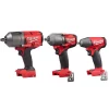 Promo 👏 Impact 🔧 Wrenches Milwaukee M18 FUEL 18-Volt Lithium-Ion Brushless Cordless 1/2 In. High Torque/Mid Torque/3/8 In. Impact 🔧 Wrench Combo Kit (3-Tool) 😀