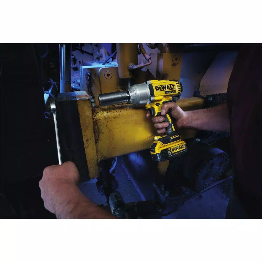 Cheapest โจ Impact ๐ง Wrenches DEWALT 20-Volt MAX XR Cordless Brushless 1/2 In. High Torque Impact ๐ง Wrench Detent Pin, (1) 20-Volt 5.0Ah Battery & Charger ๐ฏ - Image 12